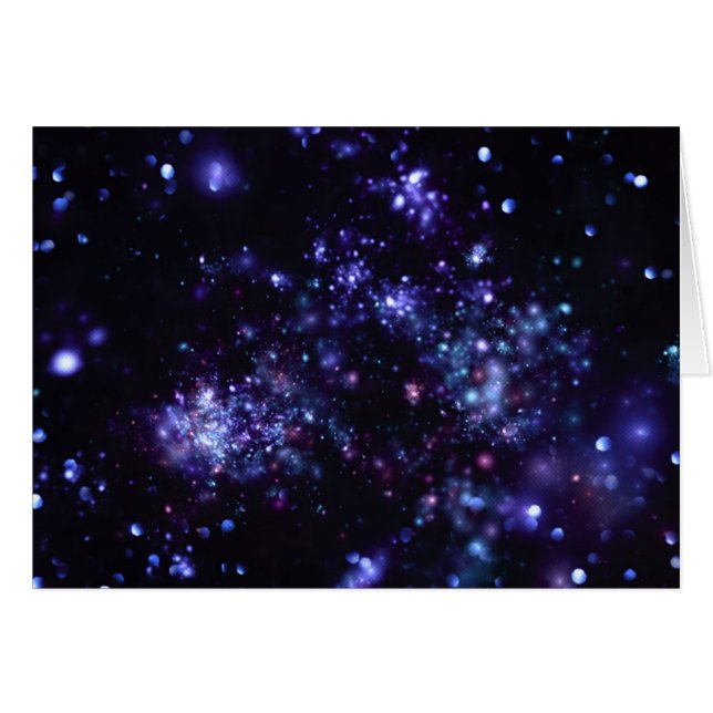 Arrière - plan Galaxy - Violet profond (Devant horizontal)