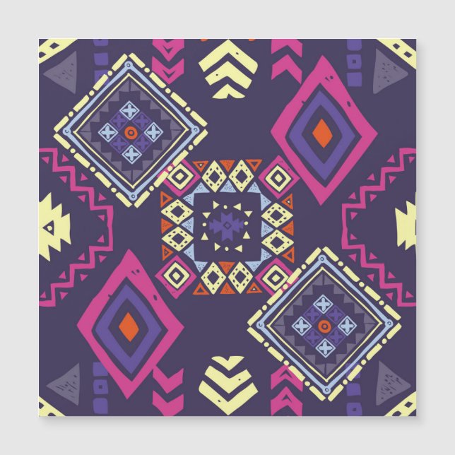 Arrière - plan géométrique tribal, primitif. (Devant)