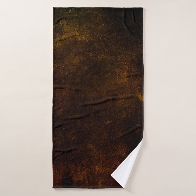arrière - plan grunge Brown, texture noire artisti (Serviette de bain)