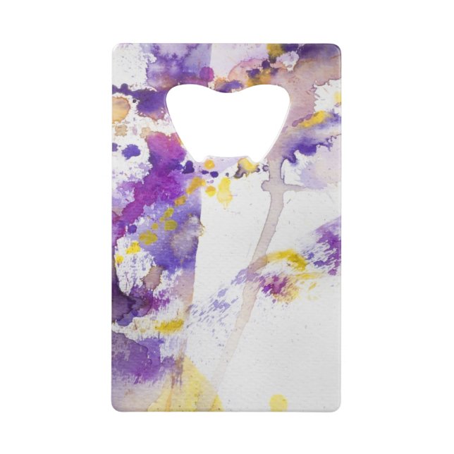 arrière - plan jaune et pourpre d'aquarelle (Devant)
