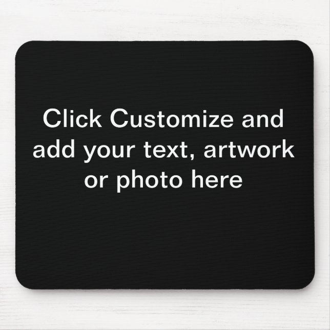 Arrière - plan noir de tapis de souris (Devant)