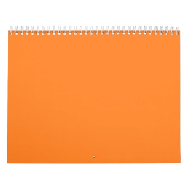 Arrière - plans orange sur un calendrier