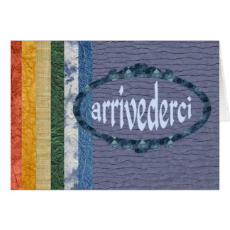Arrivederci