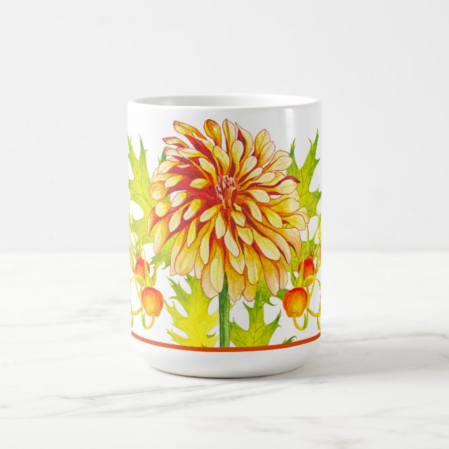 Arrivée d'automne sur une Mug classique (15 oz) (Centre)