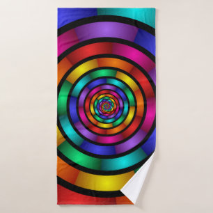 Arrondi et psychédélique coloré Art moderne fracta