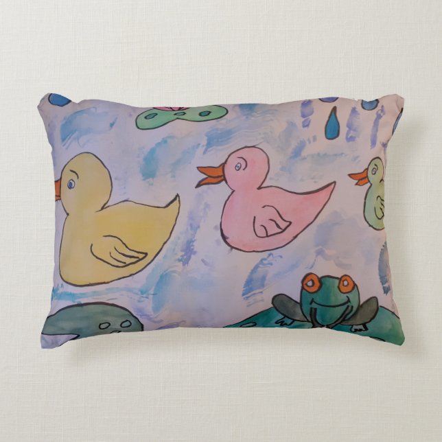 Arrosage sur coussin d'accent de canettes (Devant)