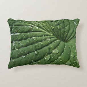 Arrosage sur Hosta Leaf Accent Coussin