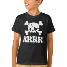 ARRR de l'enfant les "!" T-shirt d'été de pirate