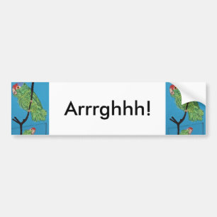arrrghhh parrot bumper sticker