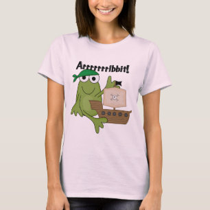 Arrrrrribbit Grenouille Pirate Tshirts et cadeaux