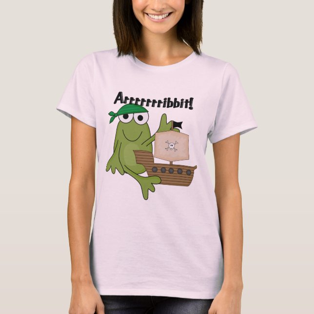 Arrrrrribbit Grenouille Pirate Tshirts et cadeaux (Devant)