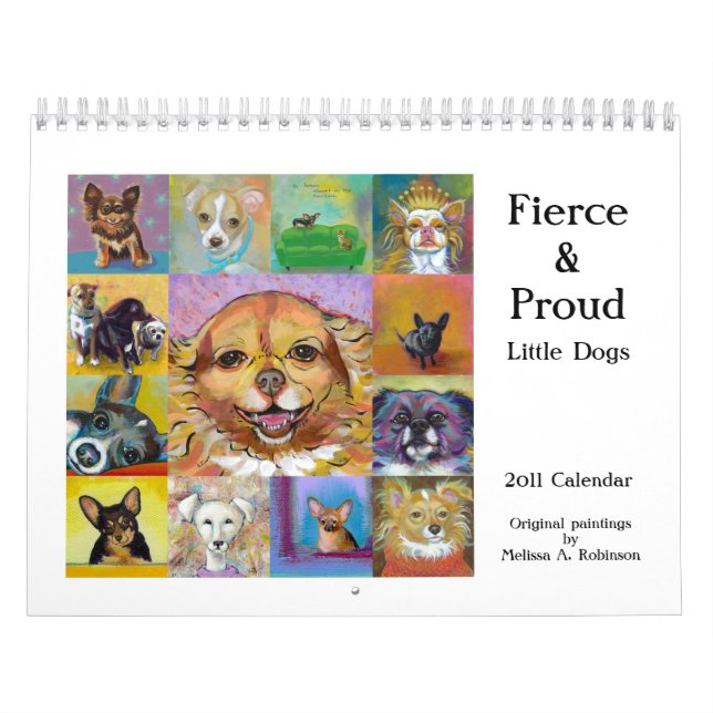 Art 2011 de chien de calendrier de chiwawa mignon (Protection)