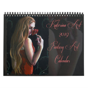 Art 2019 de Katerina de calendrier d'art