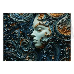 Art 3D de la femme Lune
