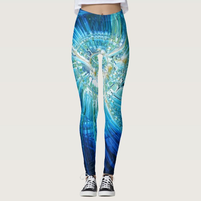 Art Abstrait 114 Leggings (Devant)