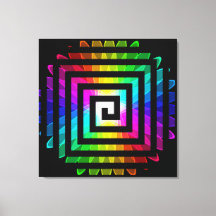 Art Abstrait 116 Toile Enveloppée