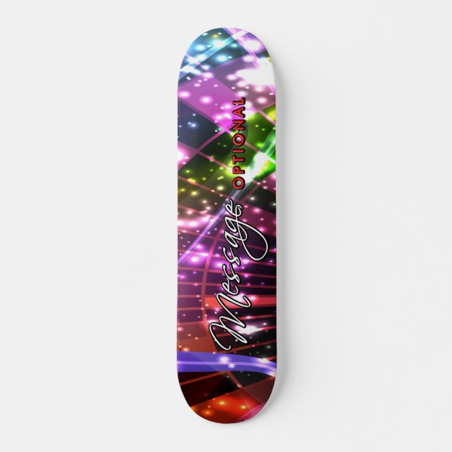 Art Abstrait 11 Skateboard (Devant)