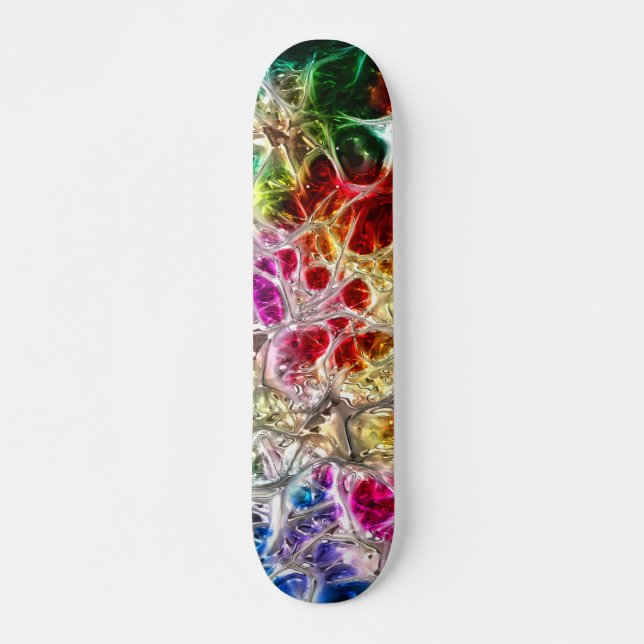 Art abstrait 132 Skateboard (Devant)