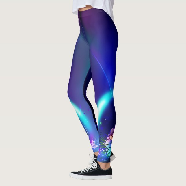 Art Abstrait 38 Leggings (Gauche)
