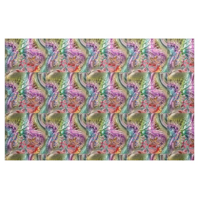 Art Abstrait 99 Tissu personnalisé (Fat Quarter)