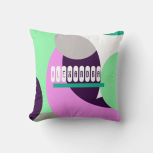 Art Abstrait Alexandra Ajouter un nom Coussin de c