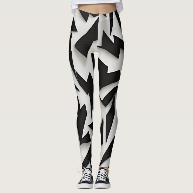 Art Abstrait belle Leggings (Devant)