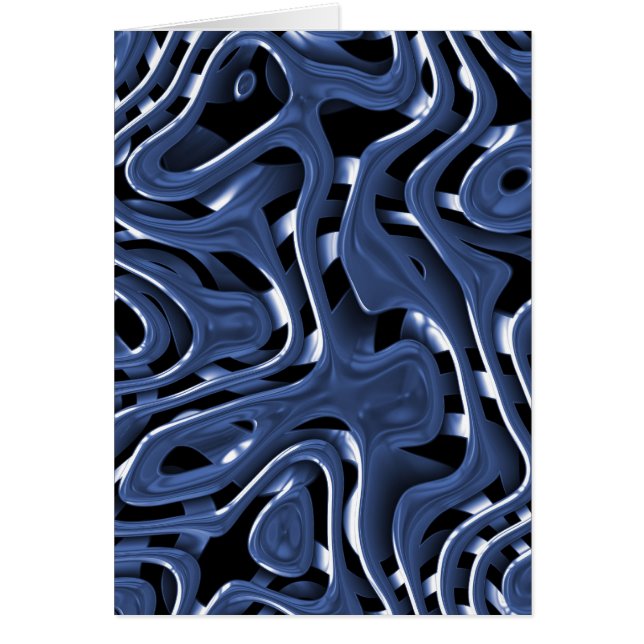 Art abstrait de chrome bleu de Swiryly (Devant)