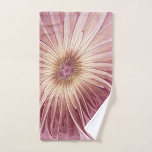 Art Abstrait Fractal Fleur & Tons de Bourgogne