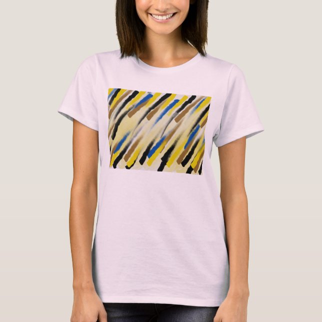 Art Abstrait Funky T-Shirt (Devant)
