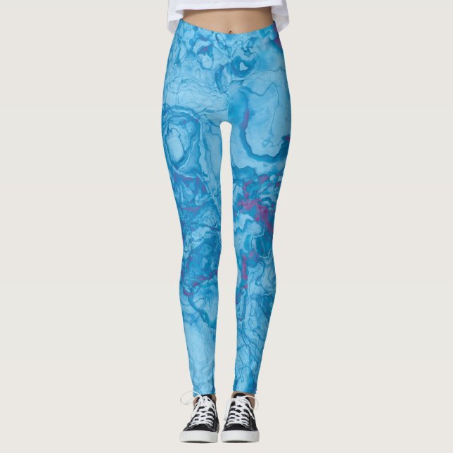 Art Abstrait Leggings 124 (Devant)