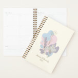 Art Abstrait minimaliste Pastel Personnalisé<br><div class="desc">Organisez vos journées avec ce planificateur chic et démodé aux formes abstraites et aux lignes florales aux couleurs pastel douces. Le mélange de formes modernes et de fleurs délicates crée une atmosphère sereine et artistique, parfaite pour ceux qui apprécient le design minimaliste. Personnalisez-le avec votre nom pour le rendre vraiment...</div>