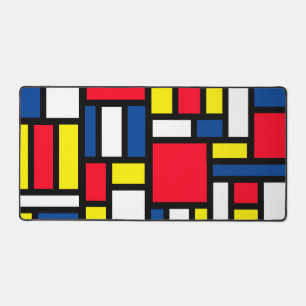 Art abstrait moderne coloré groovy de style Mondri