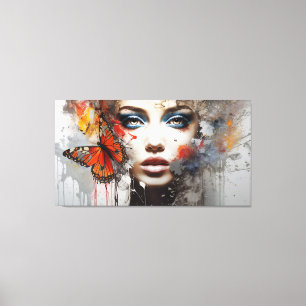 Art Abstrait moderne Impression - Gold Texture Oil