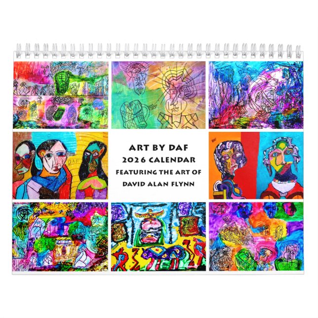 ART ABSTRAIT PAR Calendrier DAF 2026 (Protection)