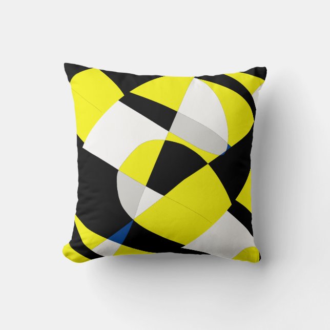 Art Abstrait Peinture D'Un Coussin Coussin Type (Recto)