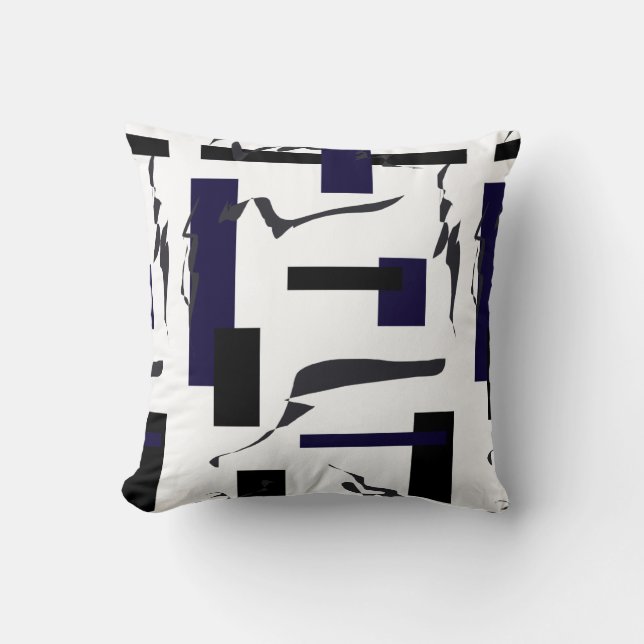 Art Abstrait Peinture D'Un Coussin Coussin Type (Recto)
