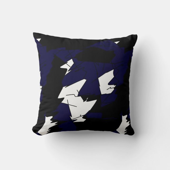 Art Abstrait Peinture D'Un Coussin Coussin Type (Recto)