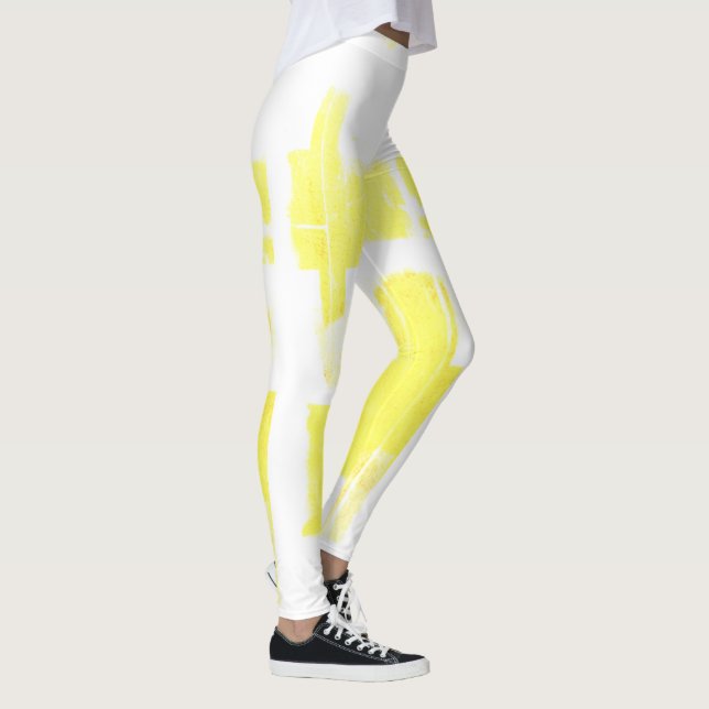 Art Abstrait Peinture D'Une Sorte De Leggings (Droite)