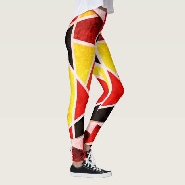 Art Abstrait Peinture D'Une Sorte De Leggings (Droite)