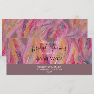 Art Abstrait rose chic