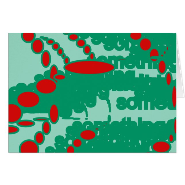 art abstrait rouge et vert 1123 (Devant horizontal)