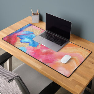 Art Abstrait SOFT AS STONE Desk Mat