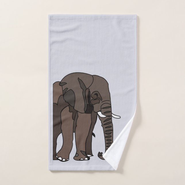 Art animal éléphant (Serviette à main)