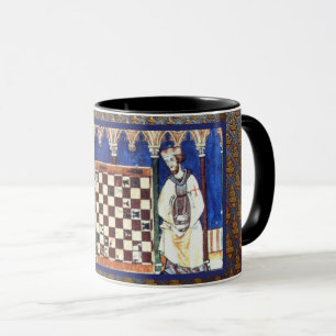 Art antique de la Mug de café d'échecs