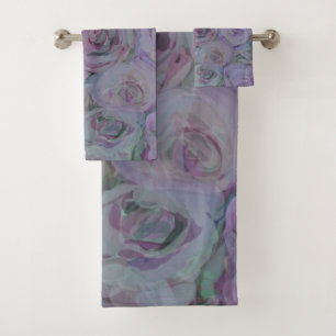 Art aquarelle de roses lavande