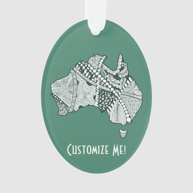 Art australien de carte (devant)