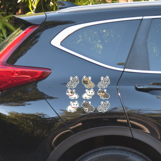 art autocollant frenchie personnalisé