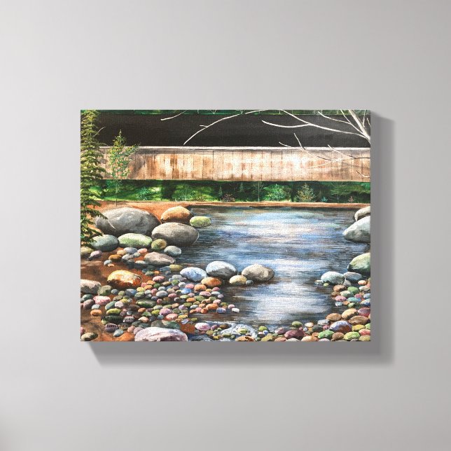 Art Brook d'origine moderne toile étirée (Recto)