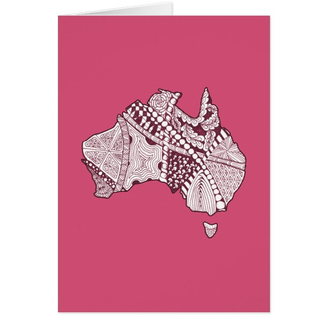Art carte australien (Devant)
