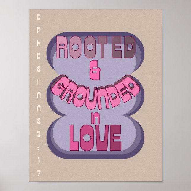 Art chrétien / Poster / Amour / Graphique (Devant)